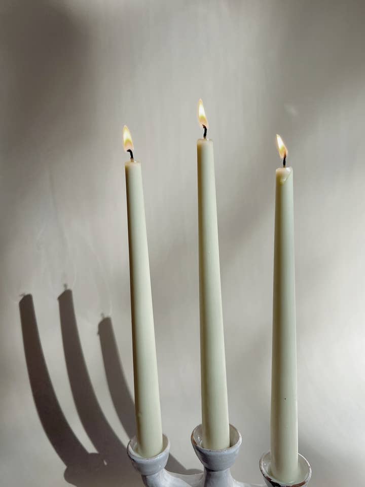 Bougies effilées en suif pour la vente par Genesis Tallow