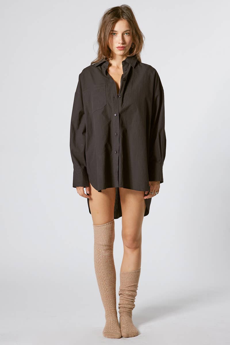 Signature 8 - Wholesale Button Down Shirt - Women's - OVERSIZED SHIRT S1924C16