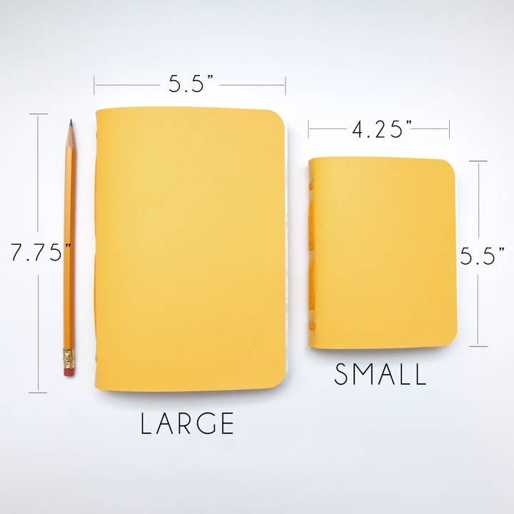 Original Brooks - Wholesale Notebook - Yellow Handsewn Notebook with Assorted Paper7