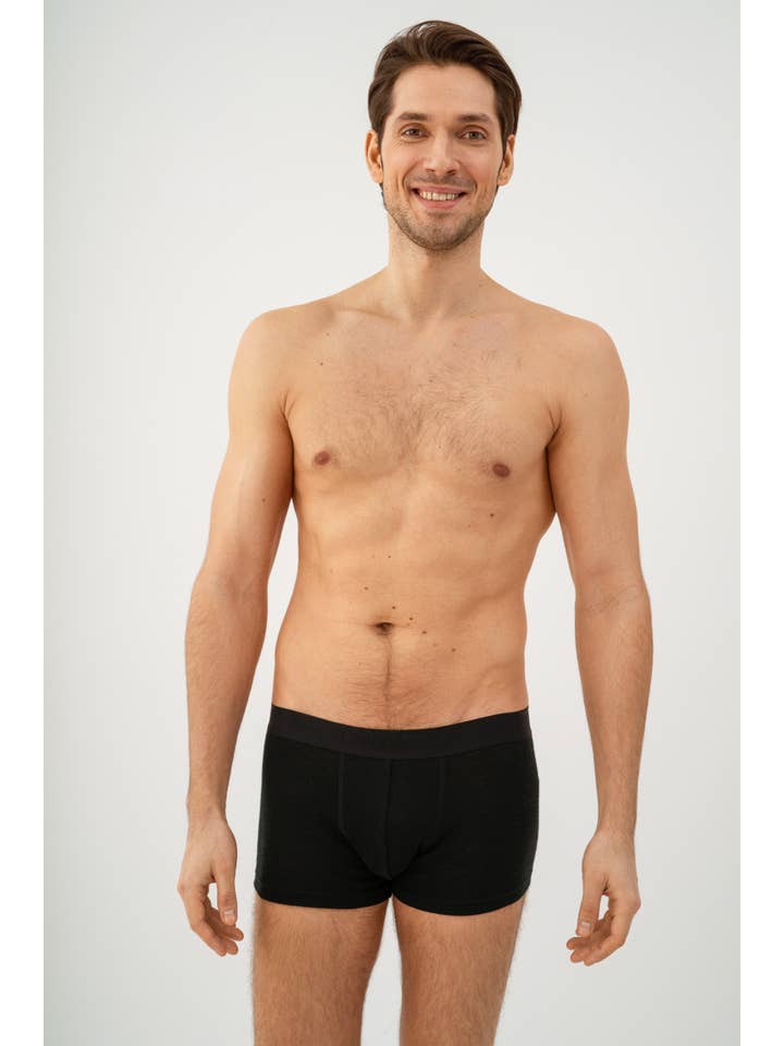 linenease – wholesale Underwear – Men's – Men's Merino Wool Short Boxers