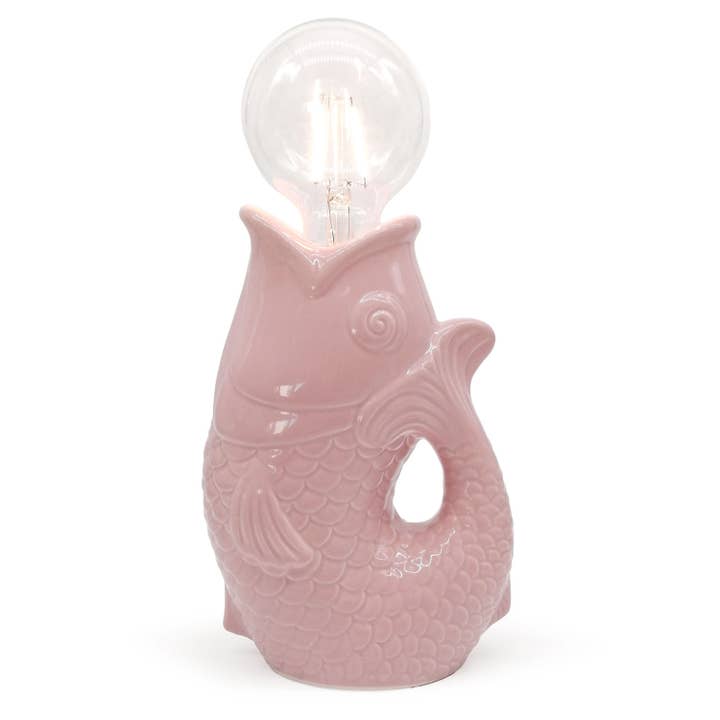 Lucia - Fish table lamp, pink for wholesale by Mea-Living