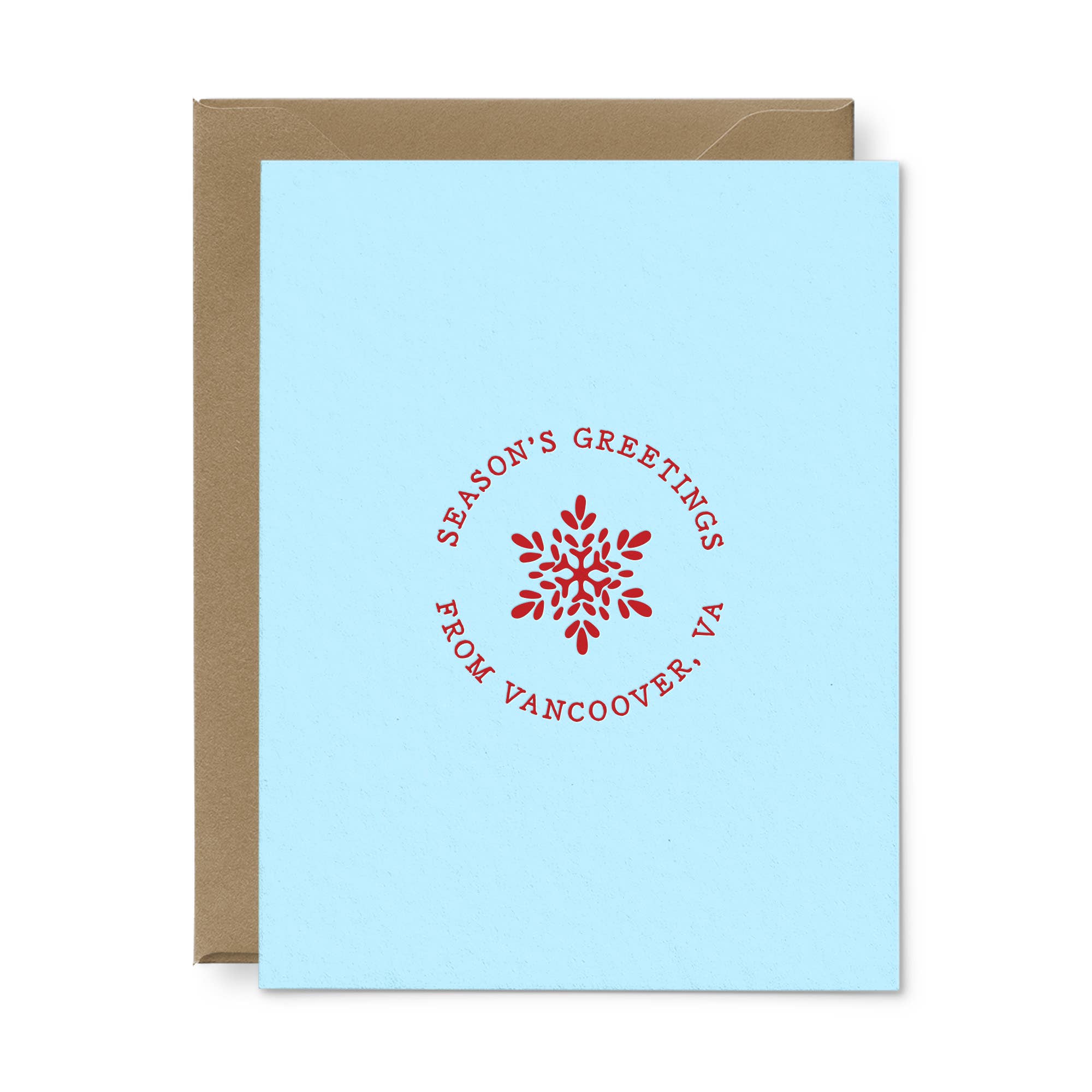 Ruff House Print Shop – wholesale Season’s Greetings card – Custom Holiday Greeting Card : Box of 612