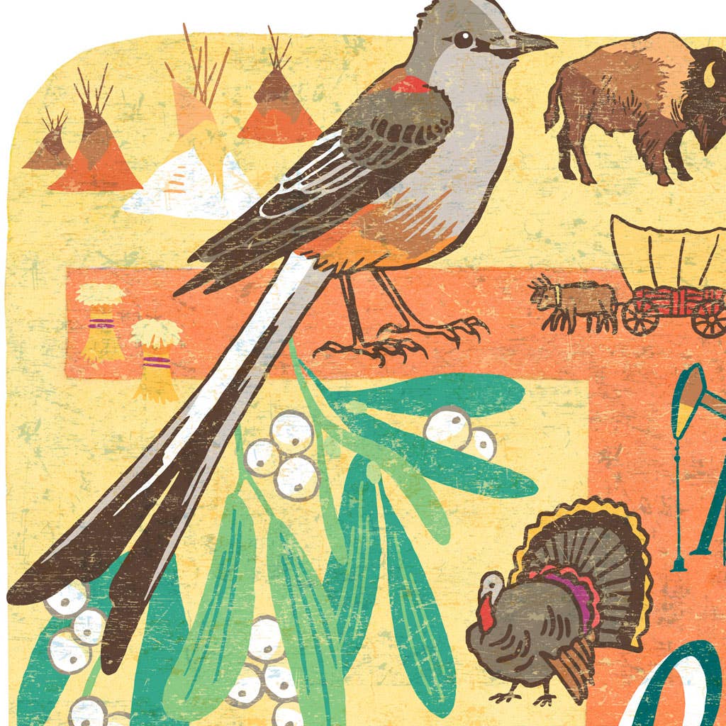 Anagram Press - Wholesale Art Print - Oklahoma Print2