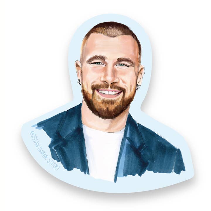 Travis | Pop Culture Sticker
for wholesale by Morgan Swank Studio