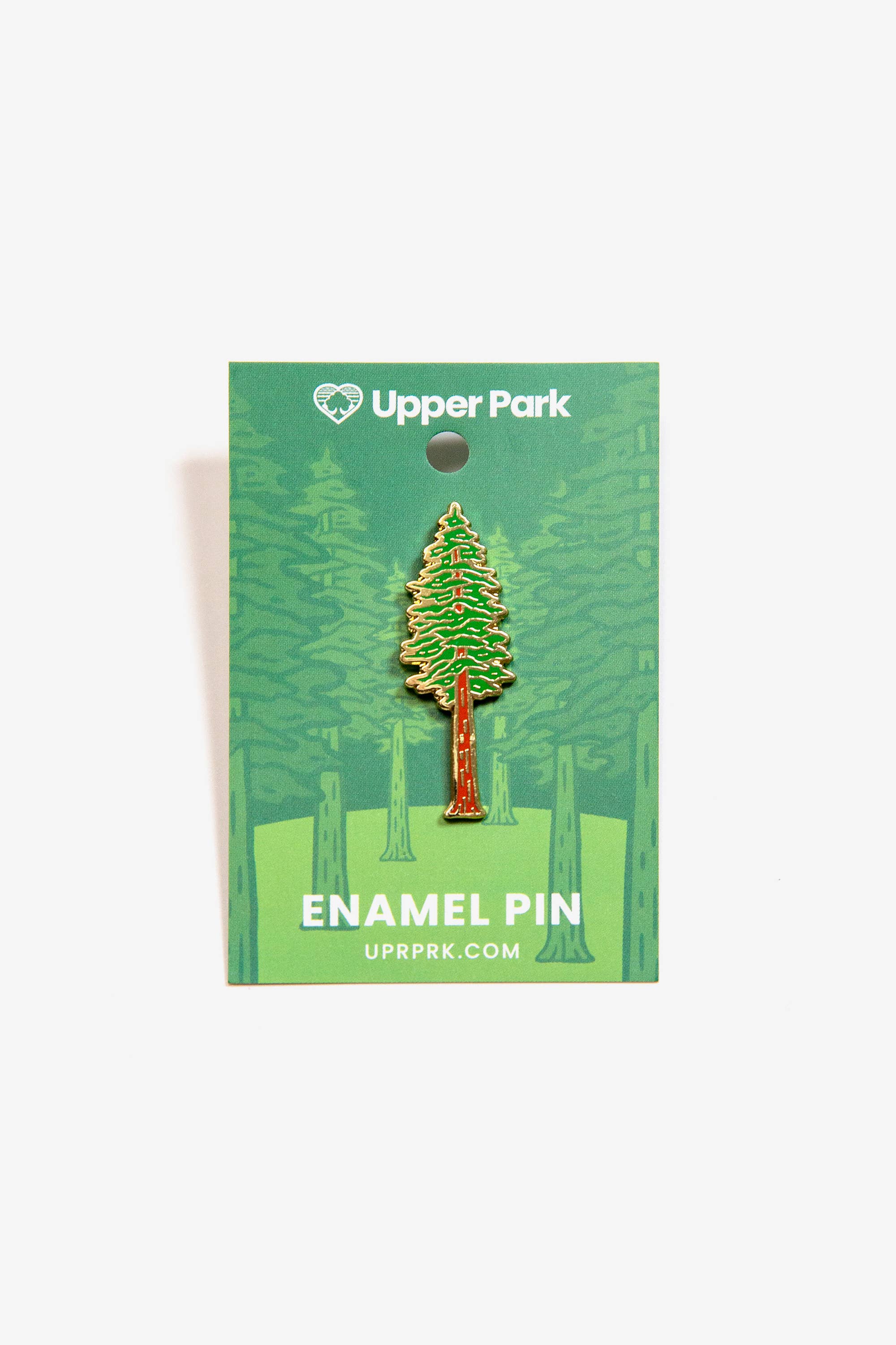 Upper Park Clothing - Wholesale Lapel Pin/Button - Redwood Tree Enamel Pin2