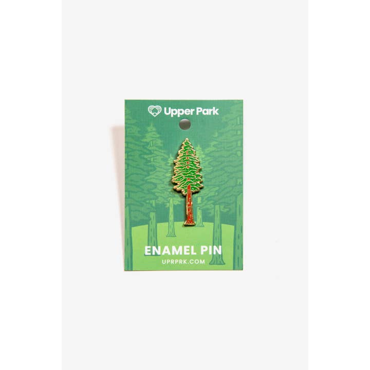 Upper Park Clothing - Wholesale Lapel Pin/Button - Redwood Tree Enamel Pin2