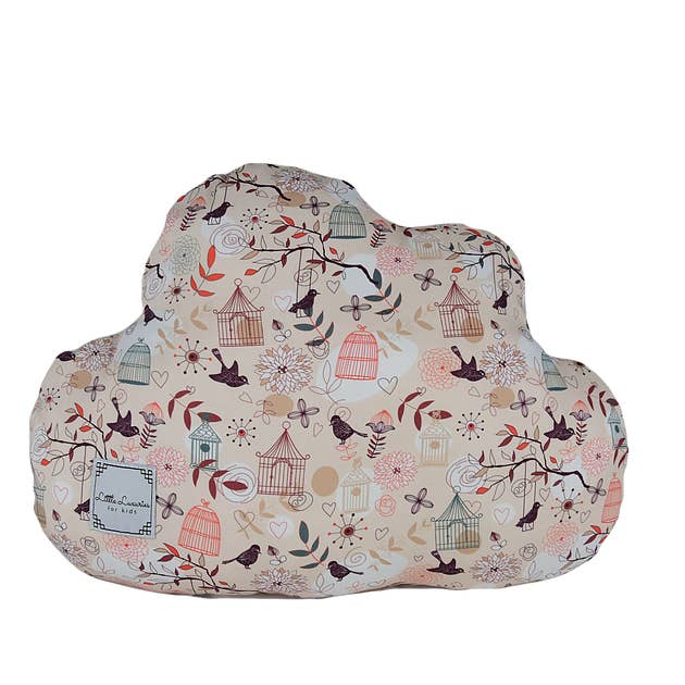 Dekokissen Wolke - Vogel auf einer Schaukel für den Großhandel von LITTLELUXURIES FOR KIDS