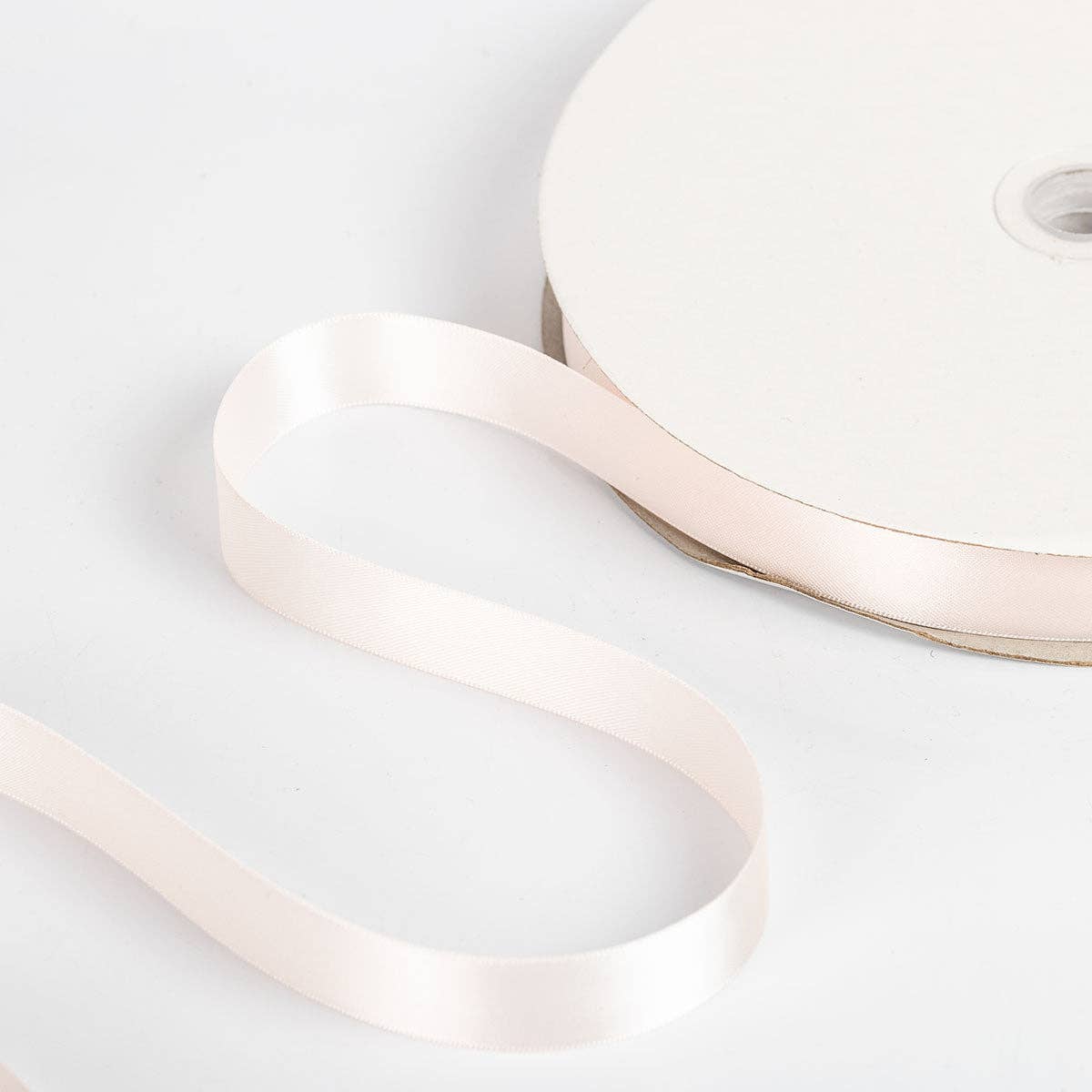 Little Ribbon Shop - Wholesale Ribbon - Gift Wrapping - Seashell 242 Double Faced Satin Ribbon 100-Yard Roll1