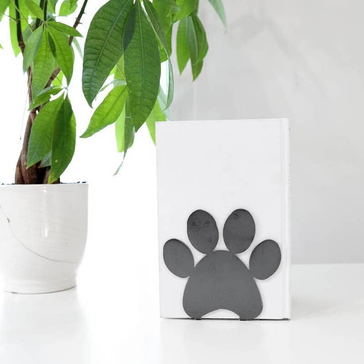 Highland Ridge | Handmade Home Decor - Wholesale Bookend - Paw Print Bookend