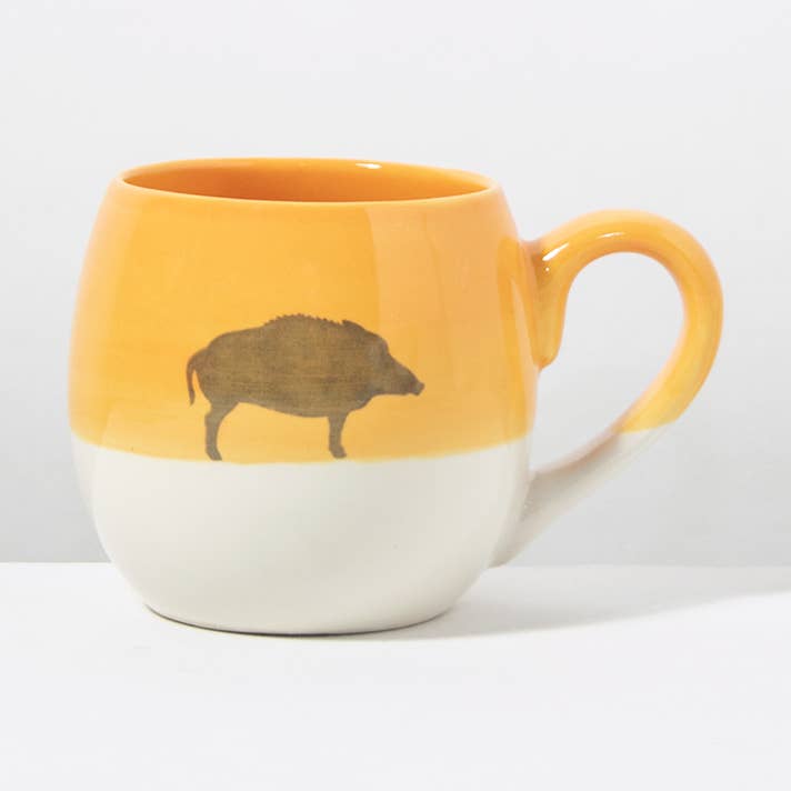 Cup Wild Boar Light Orange for wholesale by ALMA & GUSTL