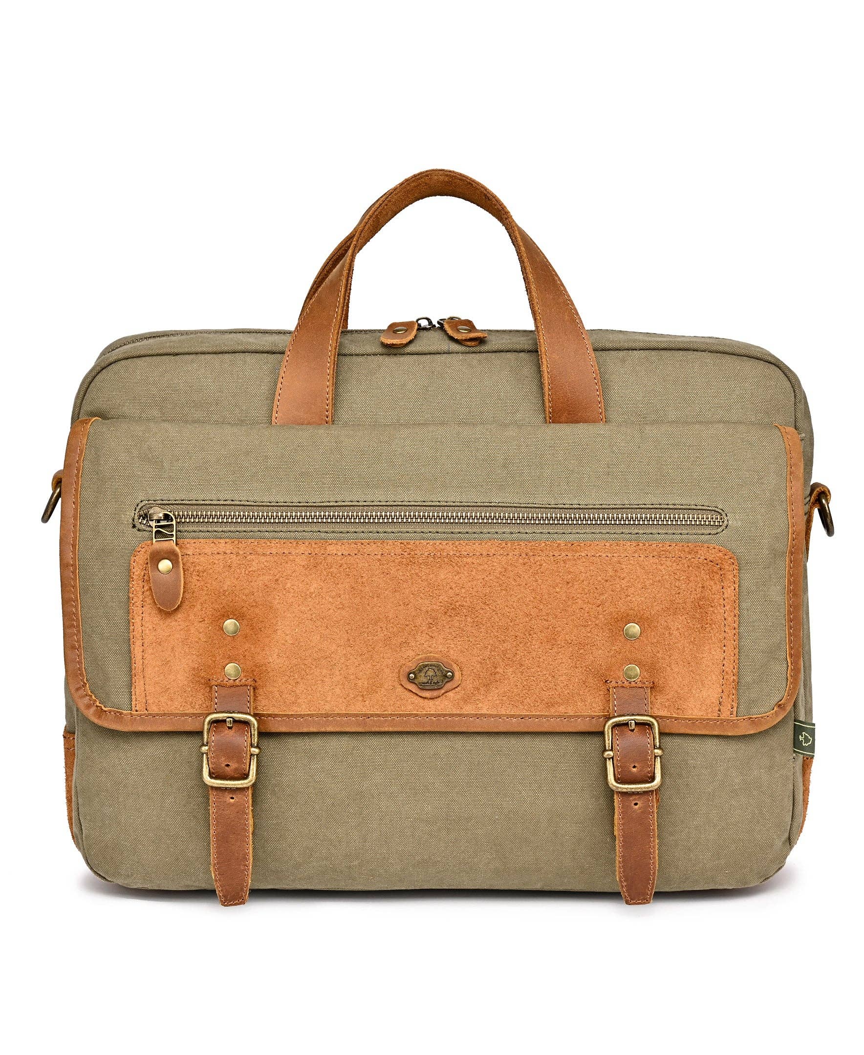 TSD Brand – wholesale Briefcase – Unisex – Valley Oak Canvas Brief Bag8
