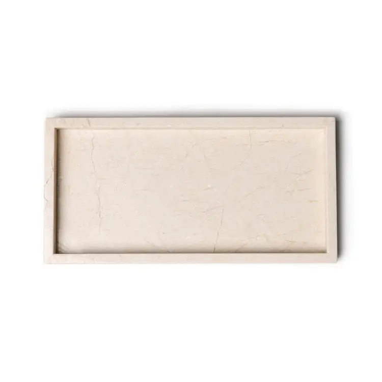 MOOISA B.V. - Wholesale Serving Tray - Marble tray 15x30cm beige3