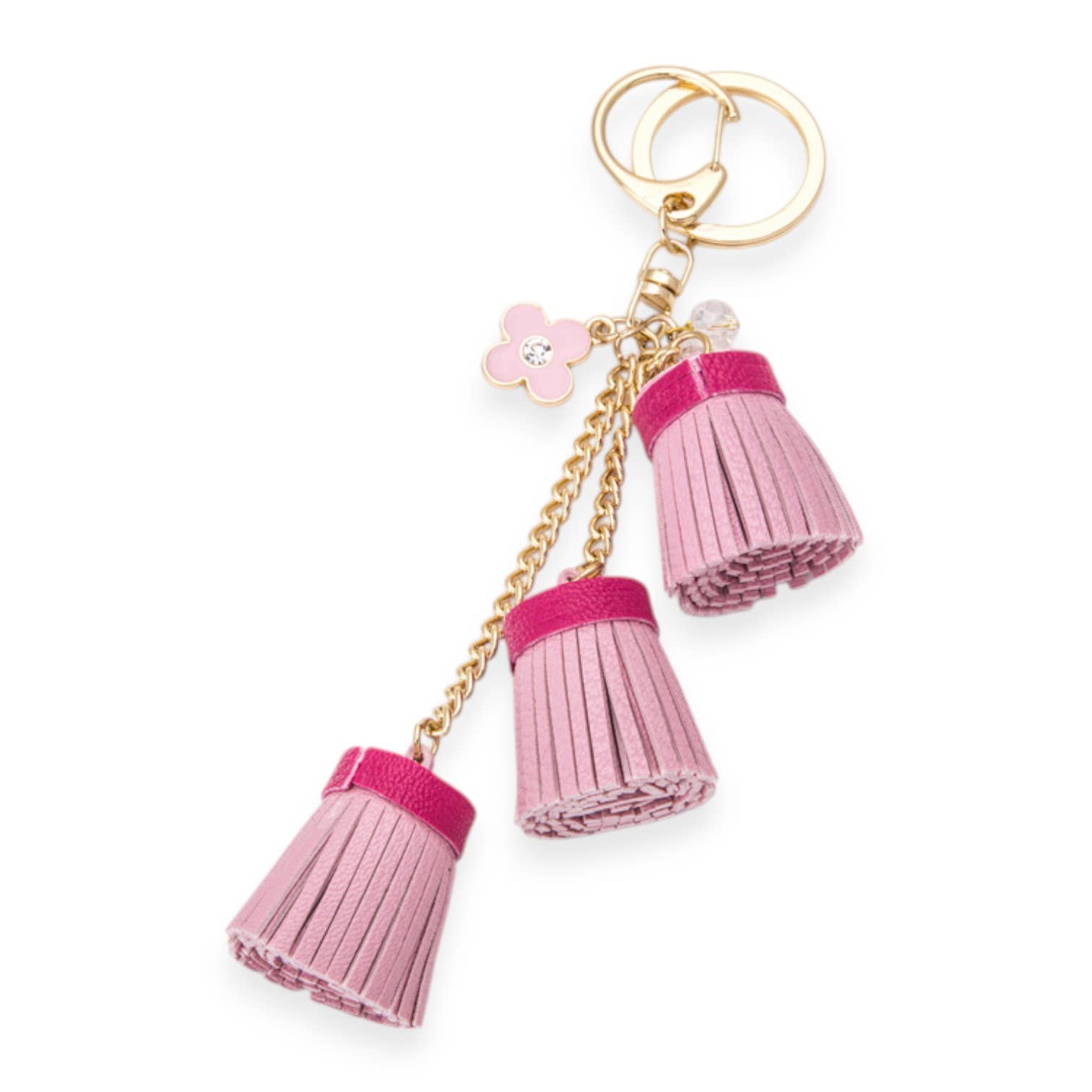 LA Jewelry Plaza - Wholesale Keychain - Women's - Triple Tassels Key Charm0