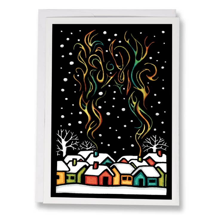 Sarah Angst Art - Wholesale Christmas Card - Packaged Cards 8-Pack: Best 5x7 Holiday Collection4