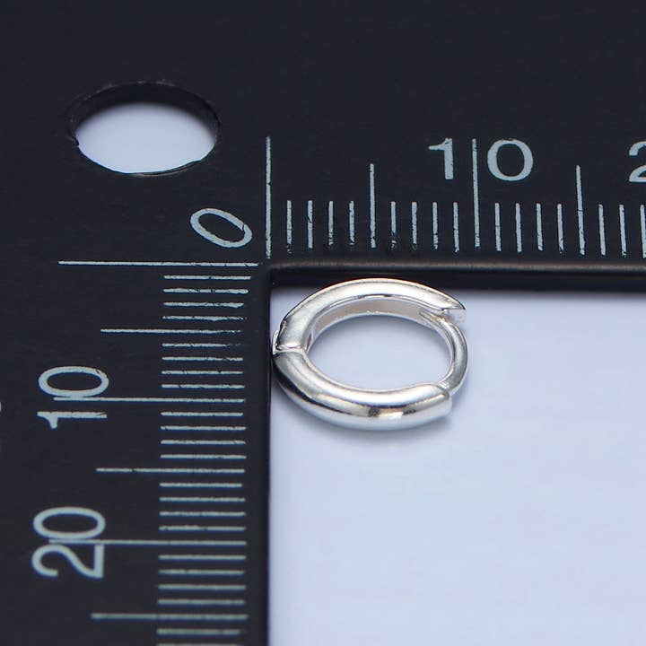 Aim Eternal - Wholesale Huggie Earrings - Sterling Silver Cartilage Huggie Hoop Earrings | SL-3772