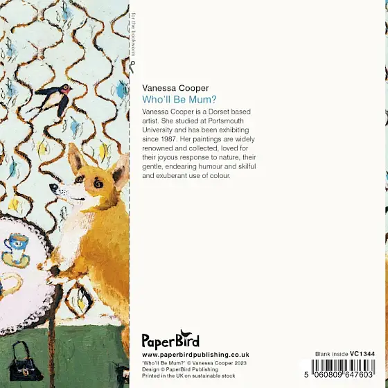 Paper Bird Publishing – wholesale Vardagliga hälsningskort – Vem blir mamma?1