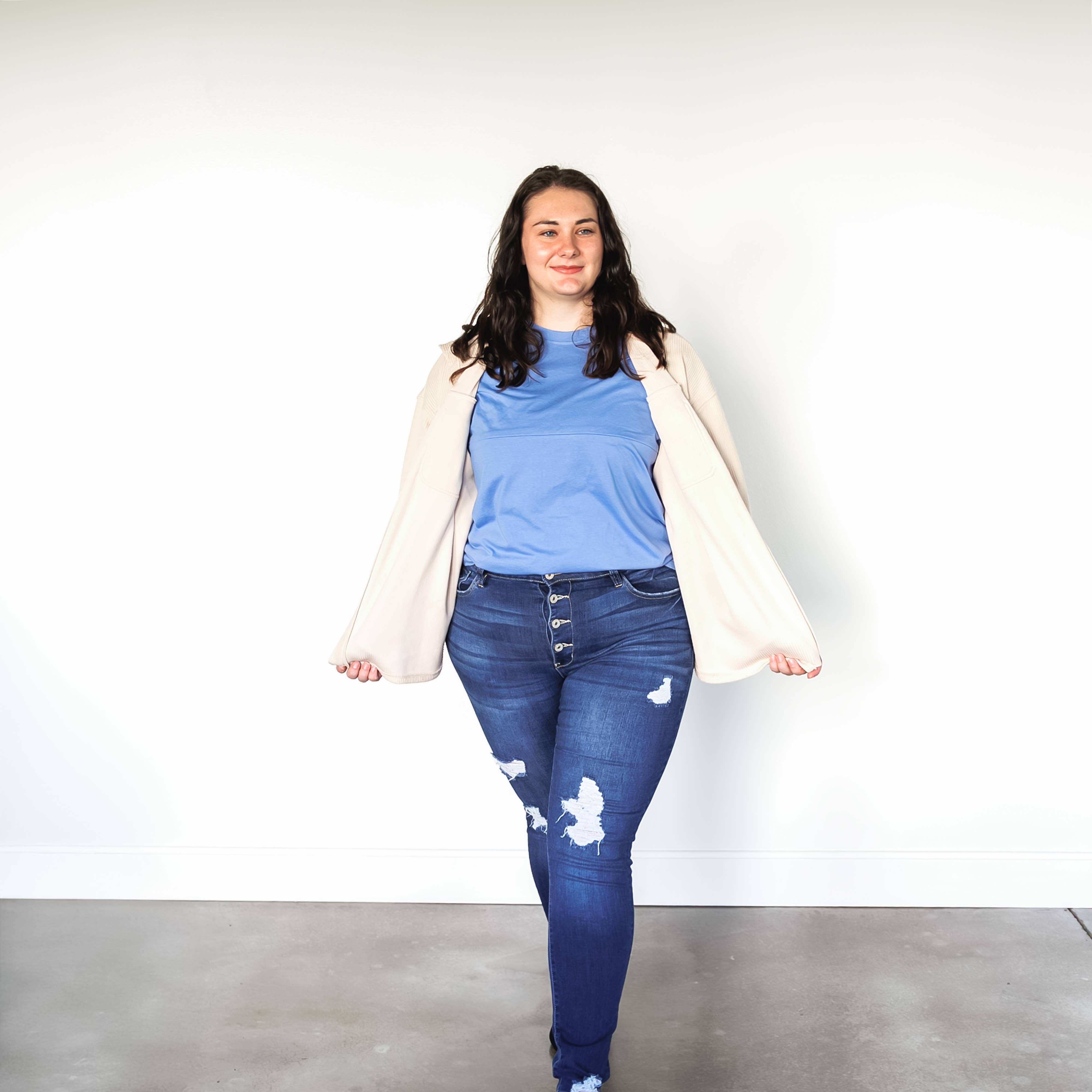 A Tee For Mom – wholesale Amningstopp - Mamma – Enfärgade amningströjor3