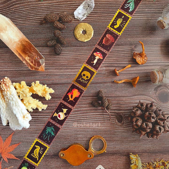 Potioningredienser - Guldfoliestämpel Washi för wholesale av OSHETART