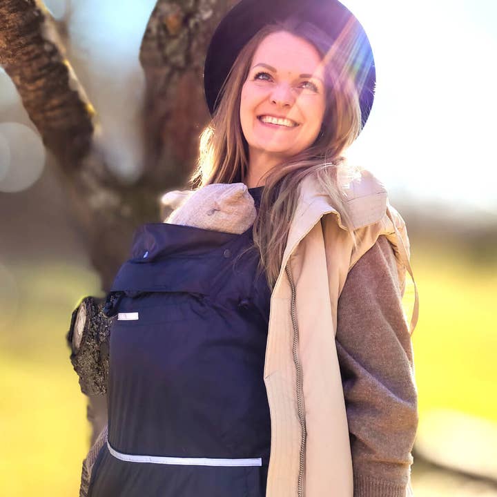 3-in-1 fleece cover with anthracite rain cover for wholesale by Hoppediz