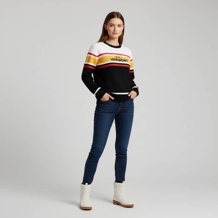 Ski Vermont: Knit Sweater for wholesale by The Placemaker Project