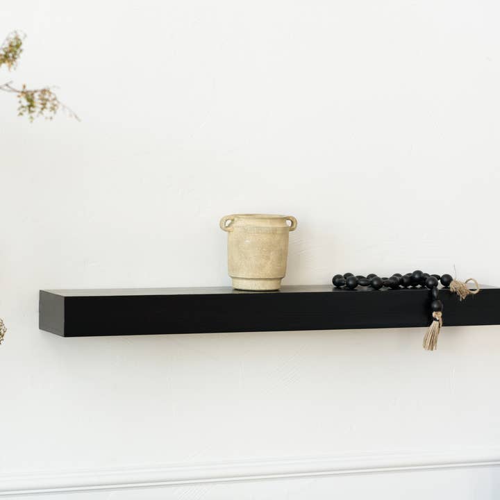 Adams & Co. - Wholesale Wall Mounted Shelf - 11933 - 35x6x3 floating wood narrow shelf Accessories