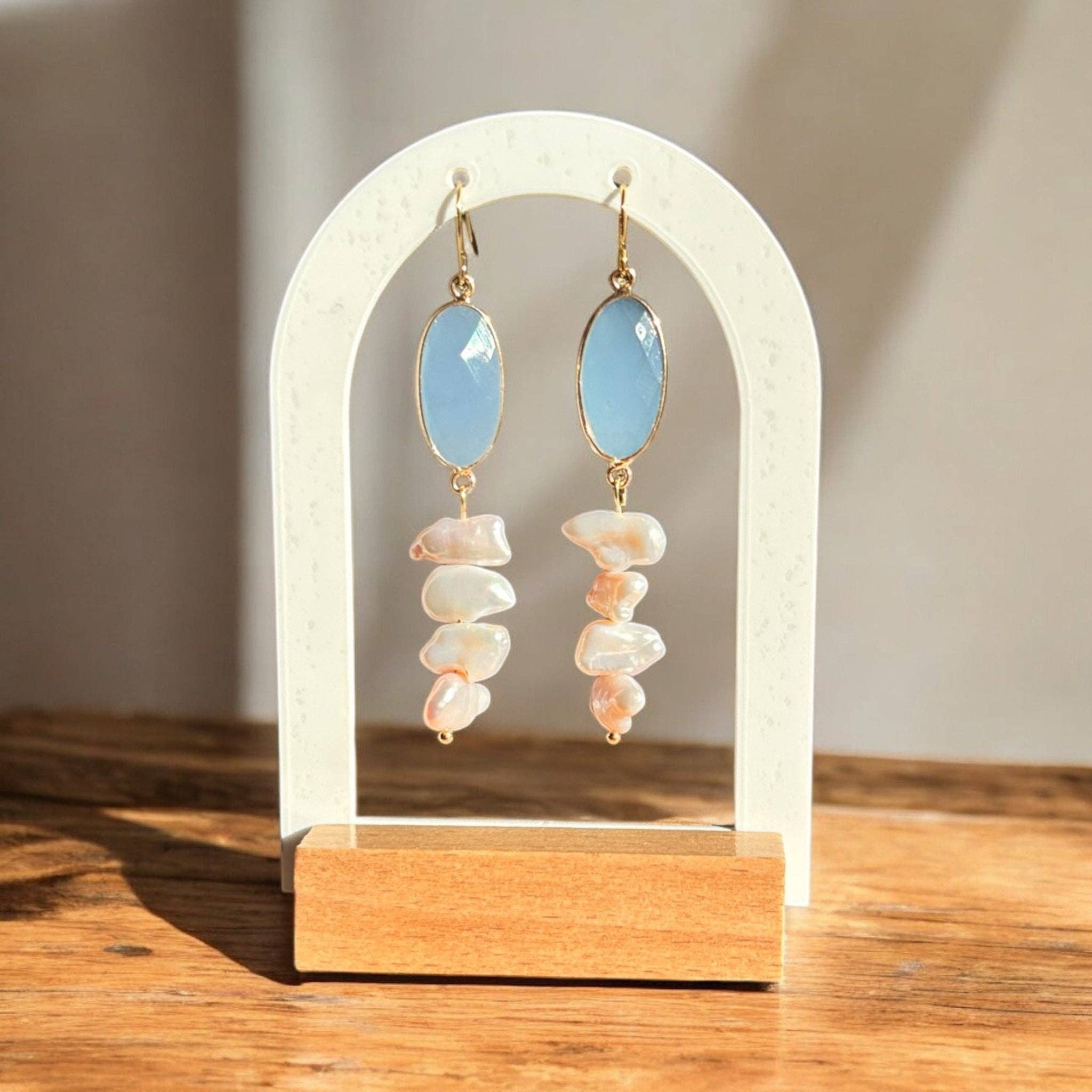 DUESTELLE ITALIA - Wholesale Dangle Earrings - Nyra - Handmade Earrings with Baroque Pearls1