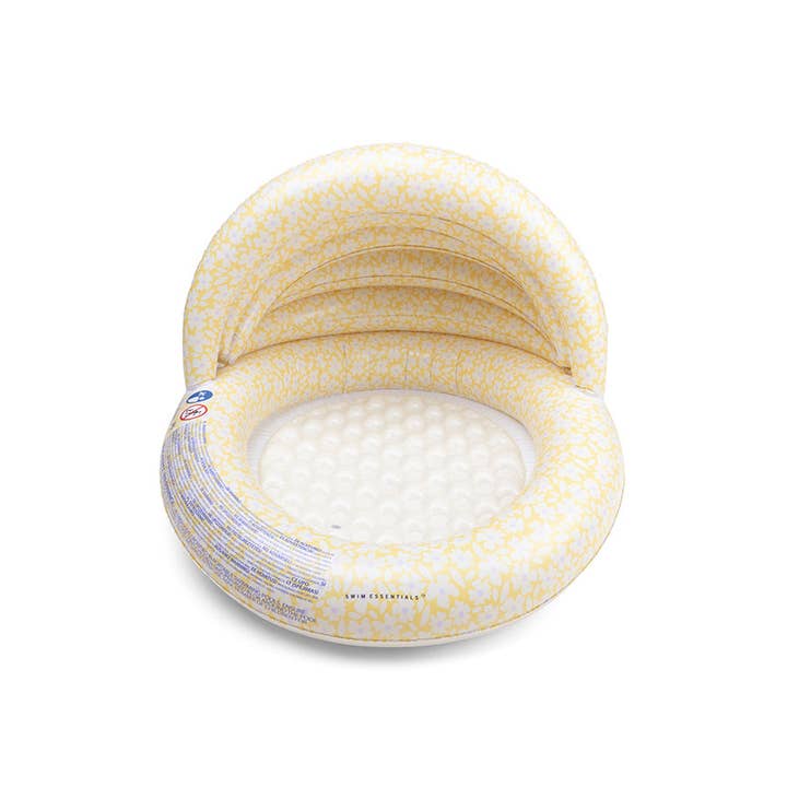 Swim Essentials | Geel Zwembad Ø 100 cm met Zonnescherm for wholesale on Faire1