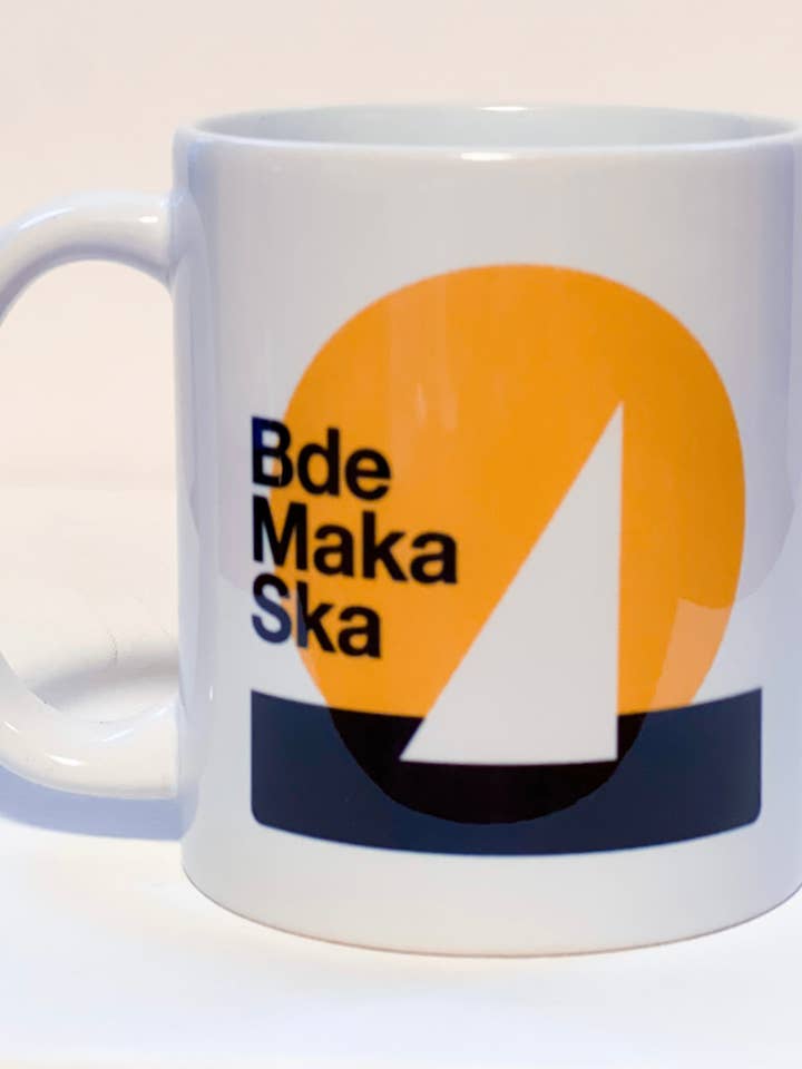 Bde Maka Ska Coffee Mug | Minneapolis Minimalism for wholesale by Little Dipper Art