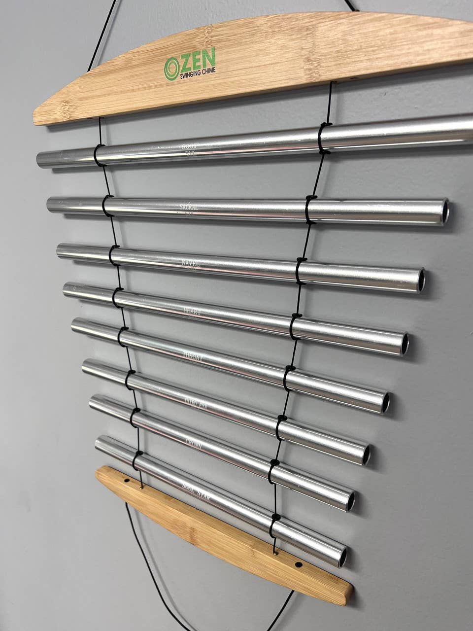 HK Higher Knowing - Wholesale Wind Chime - Zen Chakra Swinging Chime 8 Note 440 Hz2