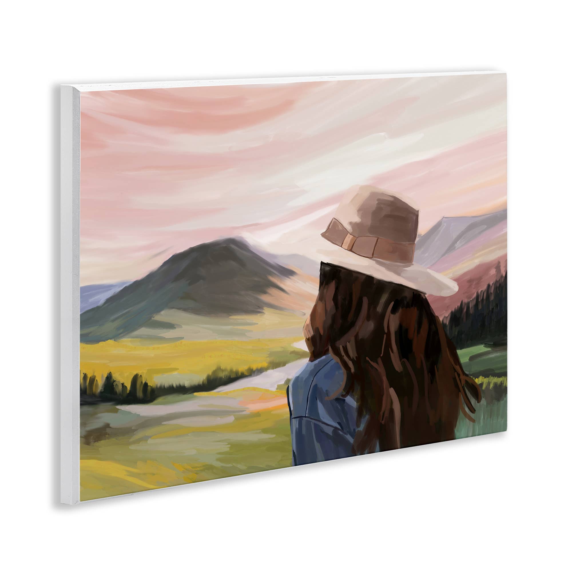 Stupell Industries - Vente Enseigne murale - Paysage de paix occidental - Art mural non encadré3