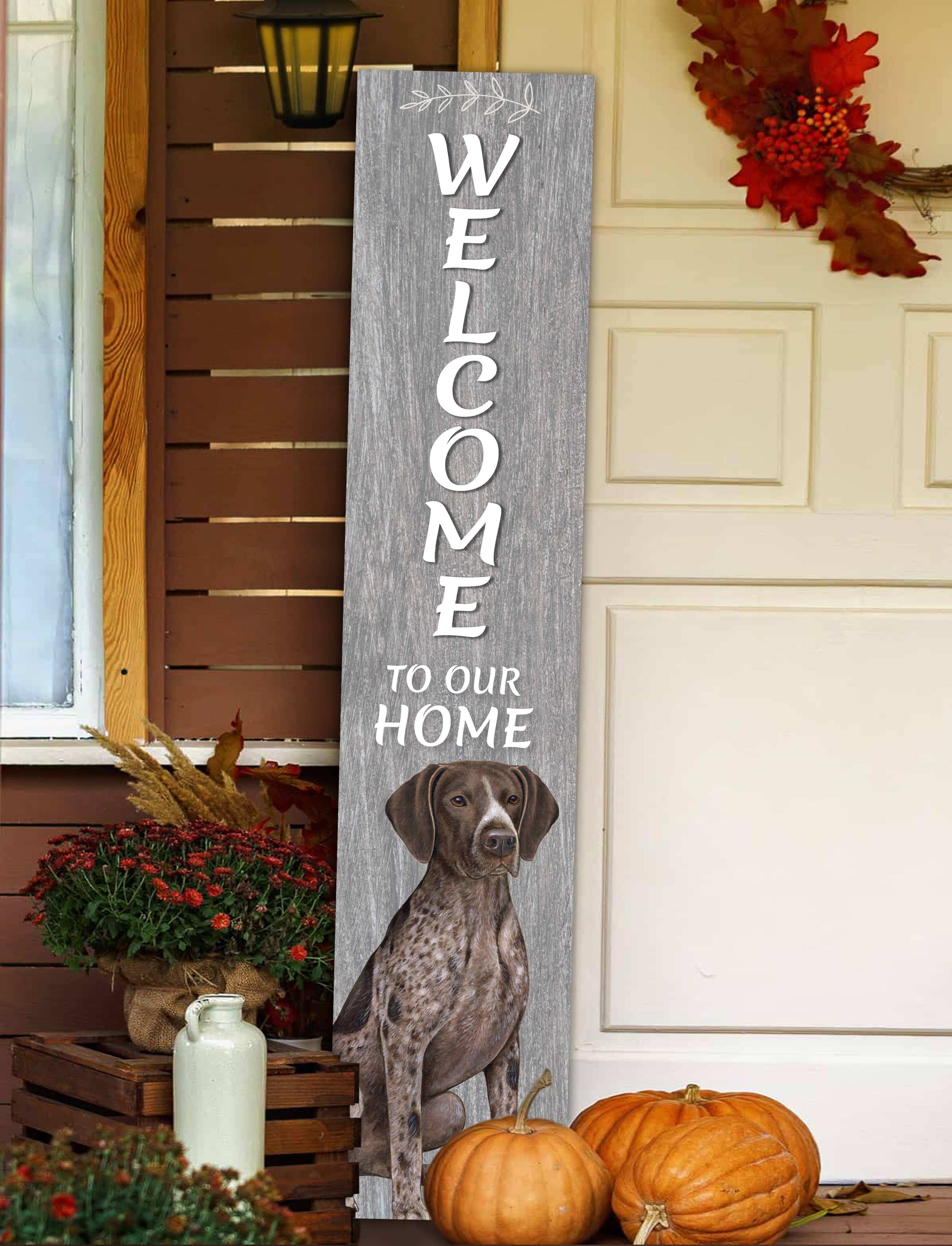 E&S Pets - Wholesale Sign - German Shorthaired pointer Welcome sign5