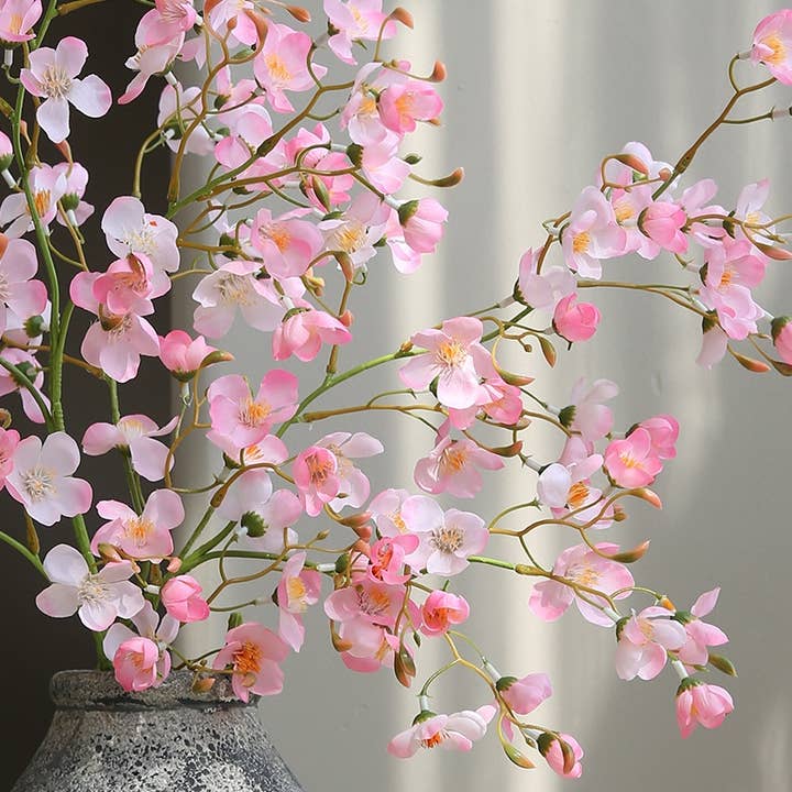 ACNITE(We cover U.S. import duties) - Wholesale Artificial Flowers - Artificial Cherry flower silk Plum Peach Blossom Linglan5