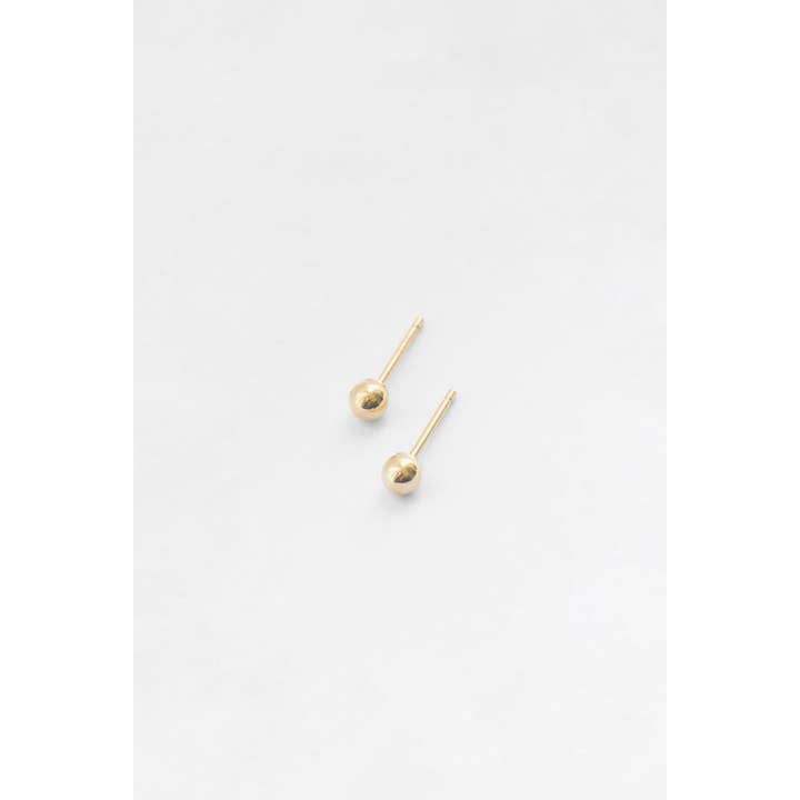 Ginni Studs, Massivt 14K Guld för wholesale av Kara Yoo