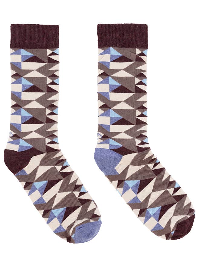 GEOMETRISK BLÅ 41-45 för wholesale av Lolo Carolo