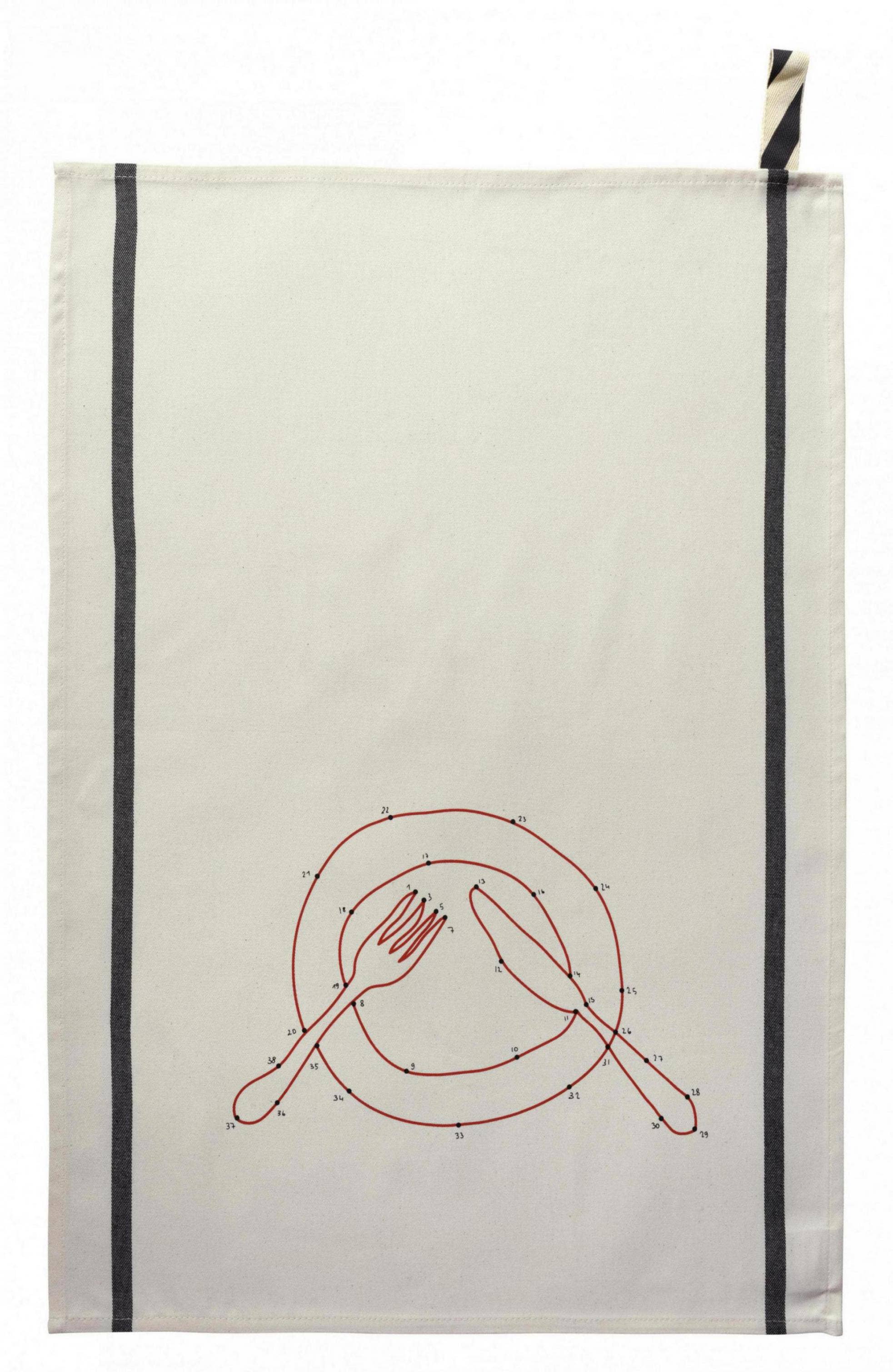 Maison Vivaraise & La Cerise sur le Gâteau - Wholesale Tea Towel - Phil Dinette Dishcloth0