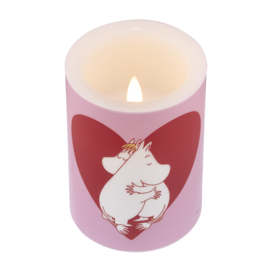Treacle George (Muurla) – wholesale Flameless candle – MOOMIN | Christmas | LED Candle | Heart | 10cm1