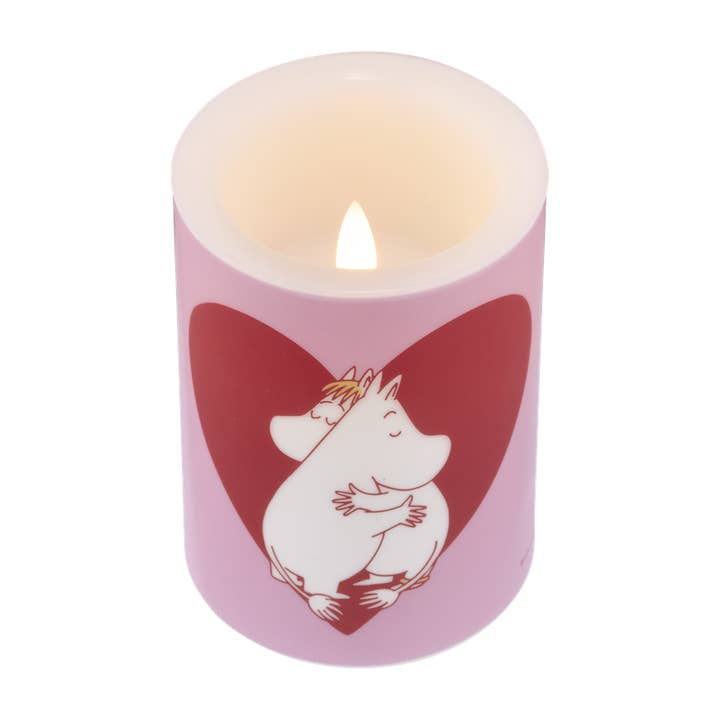 Treacle George (Muurla) – wholesale Flameless candle – MOOMIN | Christmas | LED Candle | Heart | 10cm1