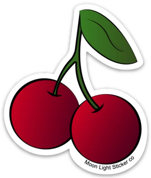 Moon Light Sticker Co - Wholesale Sticker - Cherry Sticker0