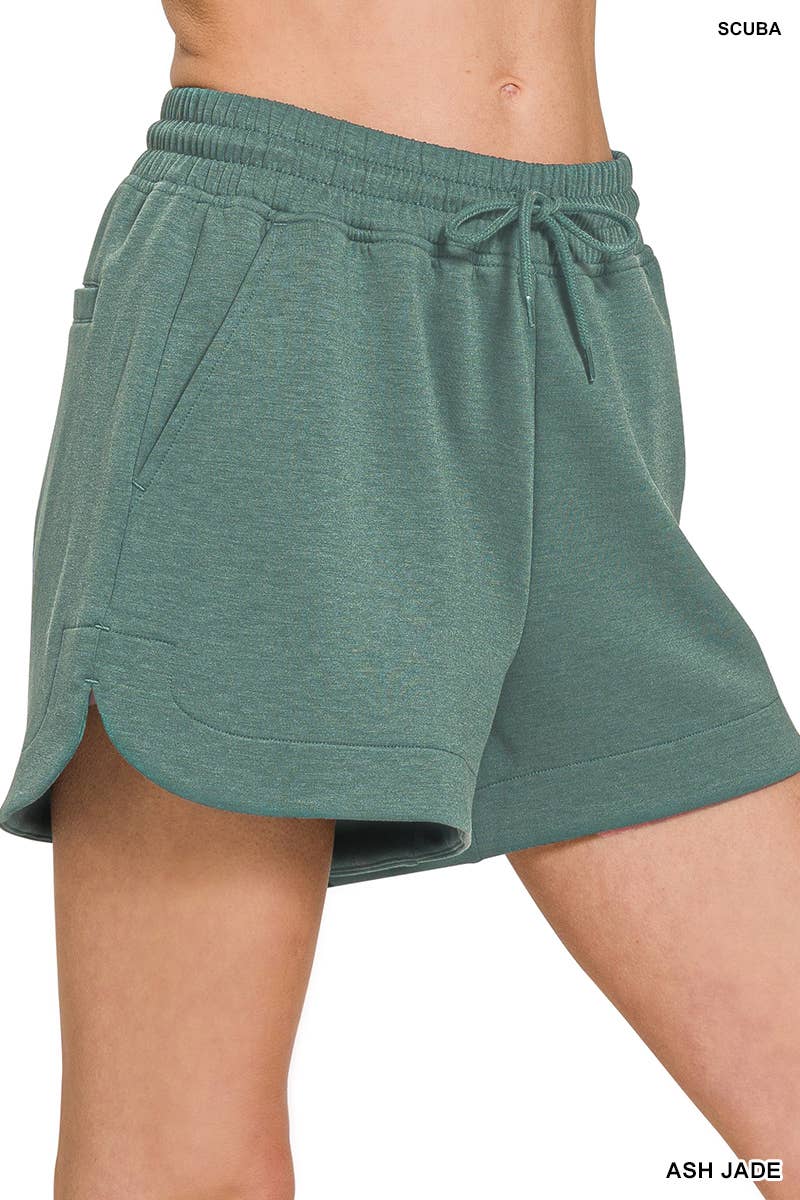 42POPS – Calções – Mulher por atacado – Calções com Cintura Elástica e Bolso SI-274908