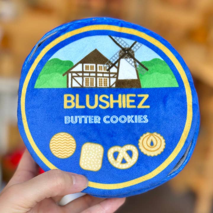 Blushiez - Wholesale Pet Toy Set - Dog - Butter Cookie Tin Sewing Kit 5 Piece Dog Toy