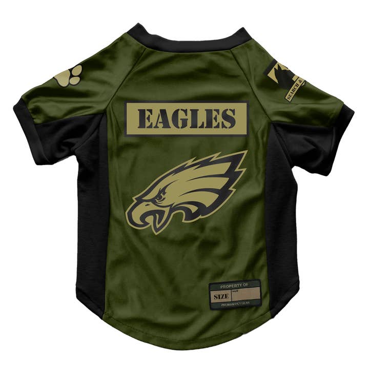 NFL Philadelphia Eagles Valor Pet Stretch Jersey for wholesale by Little Earth Productions
