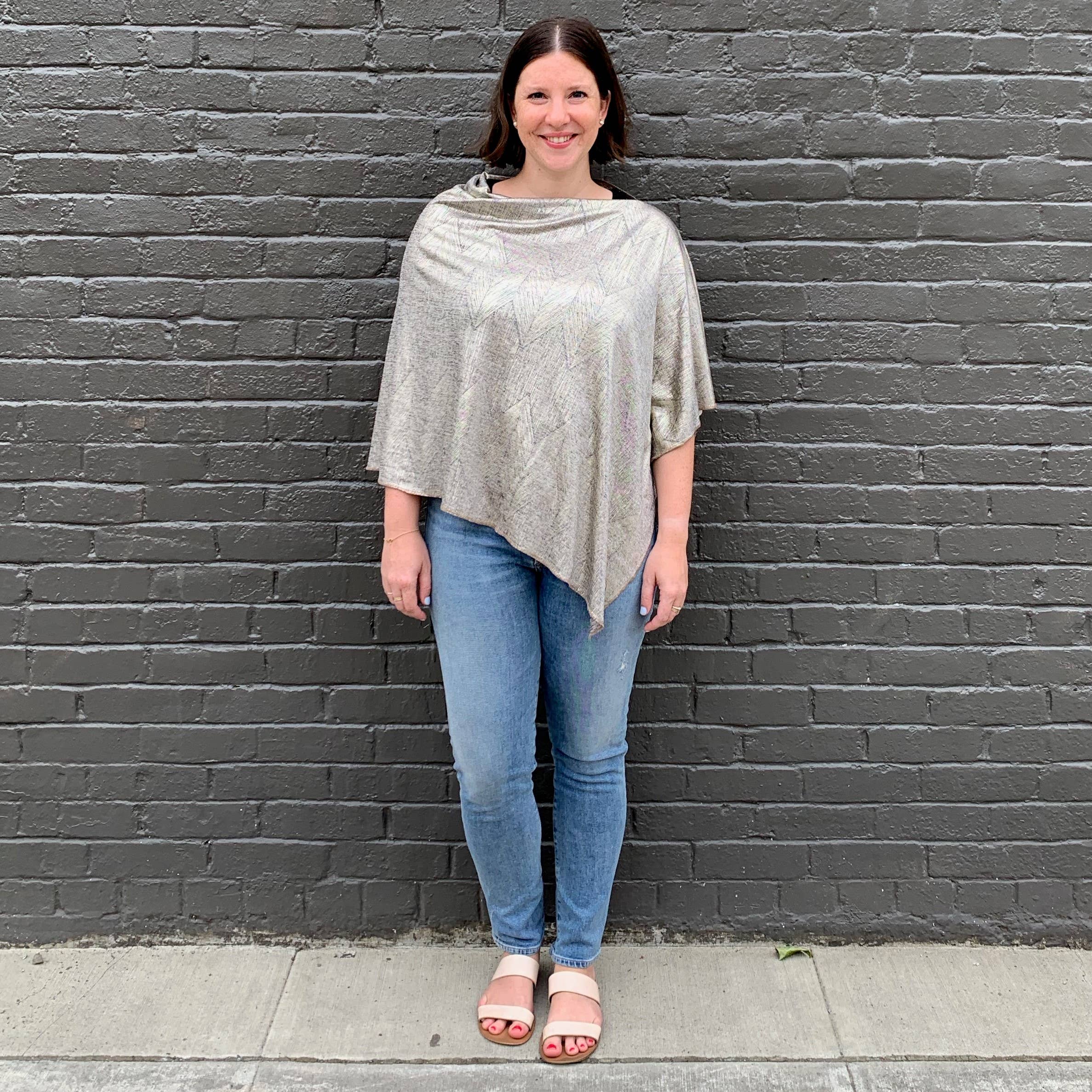 Dana Herbert – wholesale Poncho – Women's – Reflection Knit Poncho0