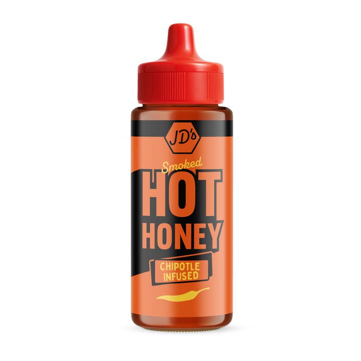 JD’s Hot Honey - Wholesale Hot Sauce - JD’s Smoked Hot Honey - 260g NEW SIZE0