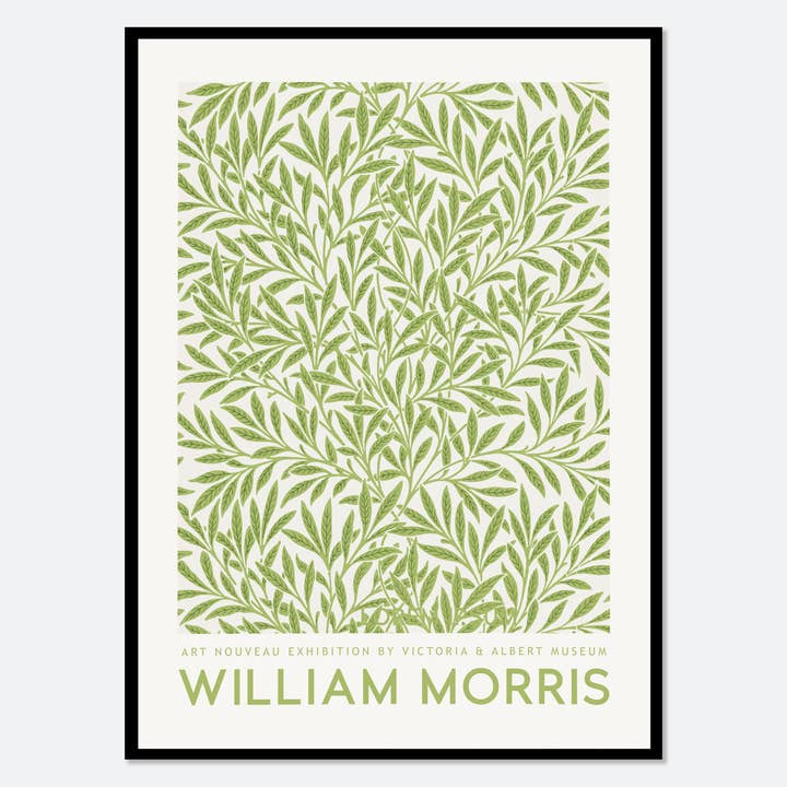 William Morris Willow Bough Vintage Poster Art Print W01 for wholesale by Sugar & Canvas