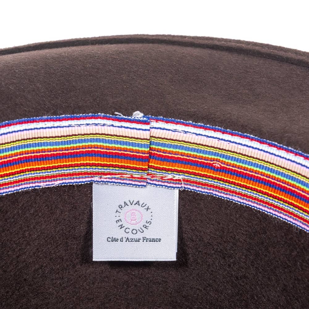 TRAVAUX EN COURS... - Wholesale Fedora - Women's - FELT HAT - leather band, sewn brim34