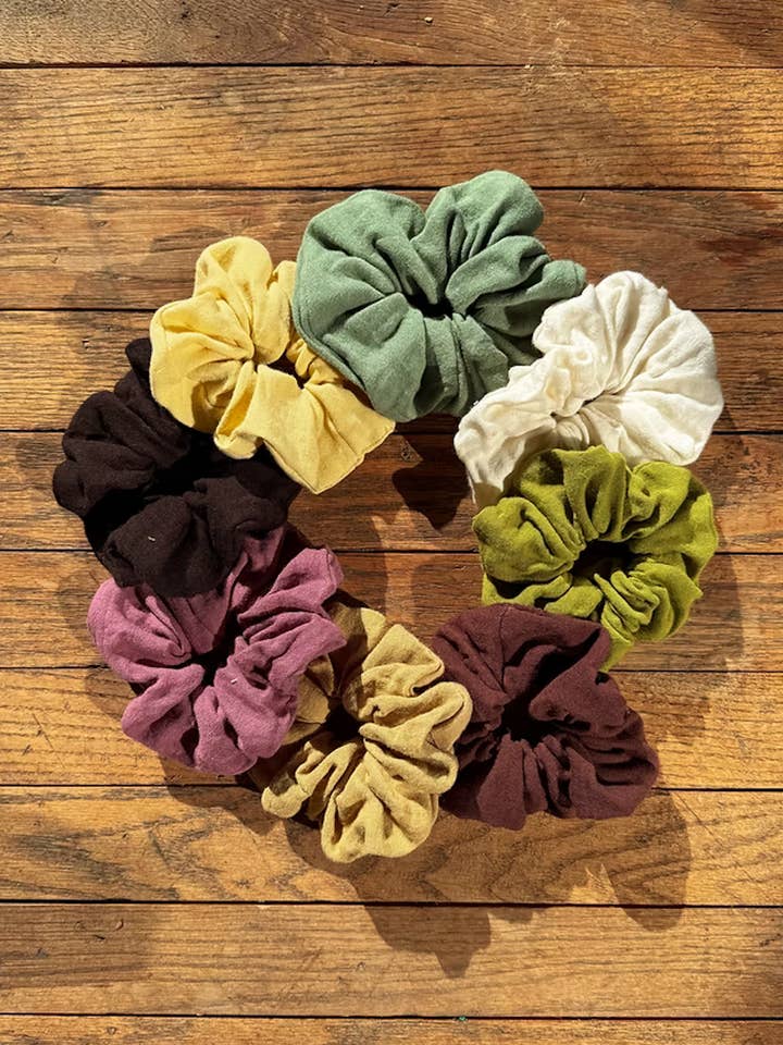 Organischer Baumwolle-Bambus Flauschiges XL-Haargummi, Boho-Haaraccessoire für den Großhandel von Gardenbelle Shop