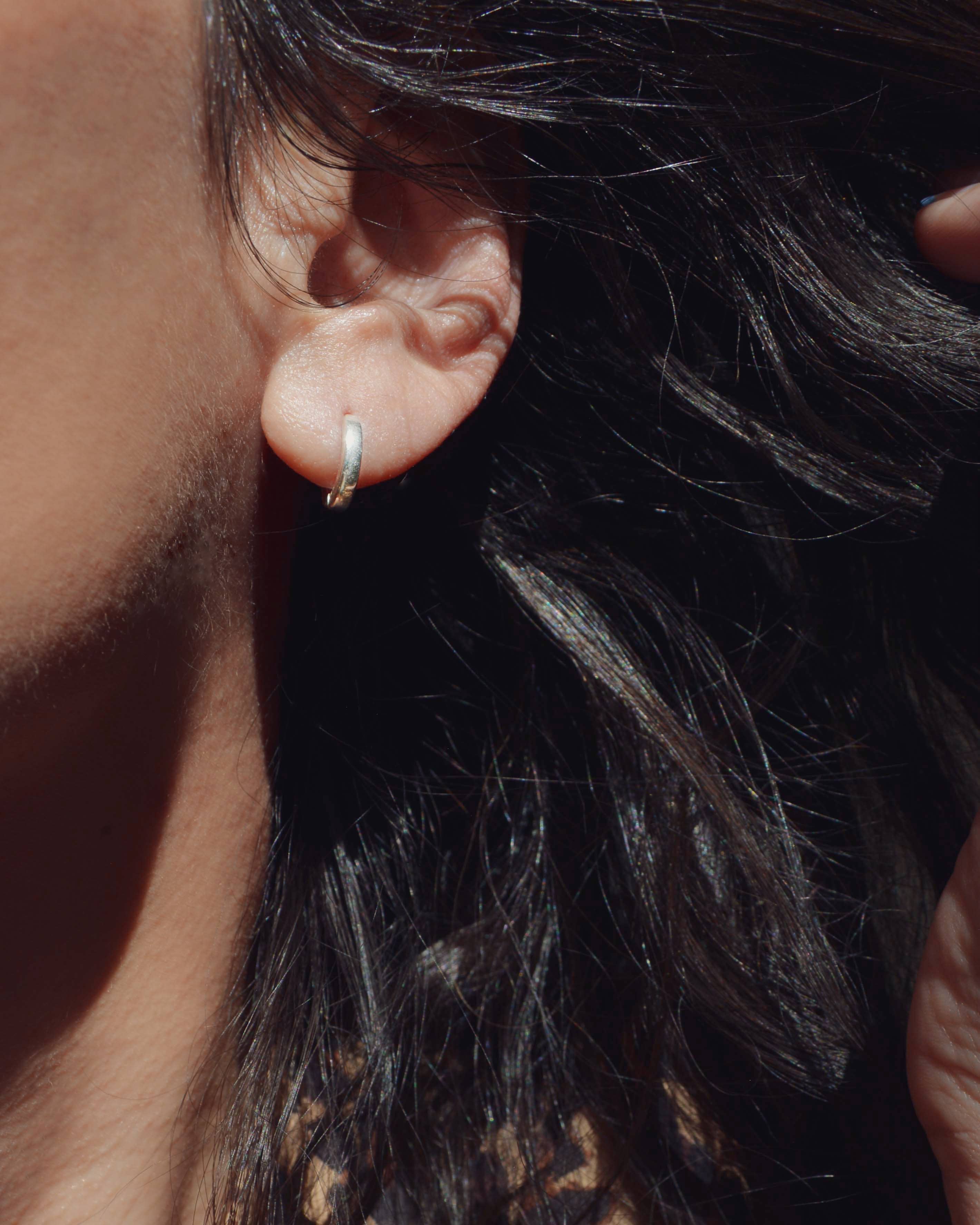 Gem & Blue - Vente Petits anneaux - Créoles Huggie en argent3