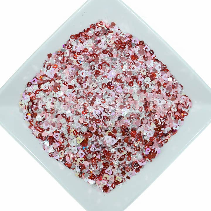 The Glitter Co. — Cupid Kisses — Chunky Mix für den Großhandel von The Glitter Co.