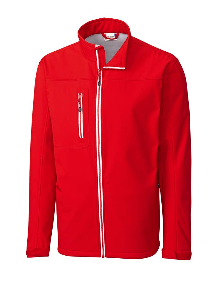 Cutter & Buck - Wholesale Athletic Jacket - Men's - Clique Telemark Stretch Softshell Full Zip Mens Jacket3