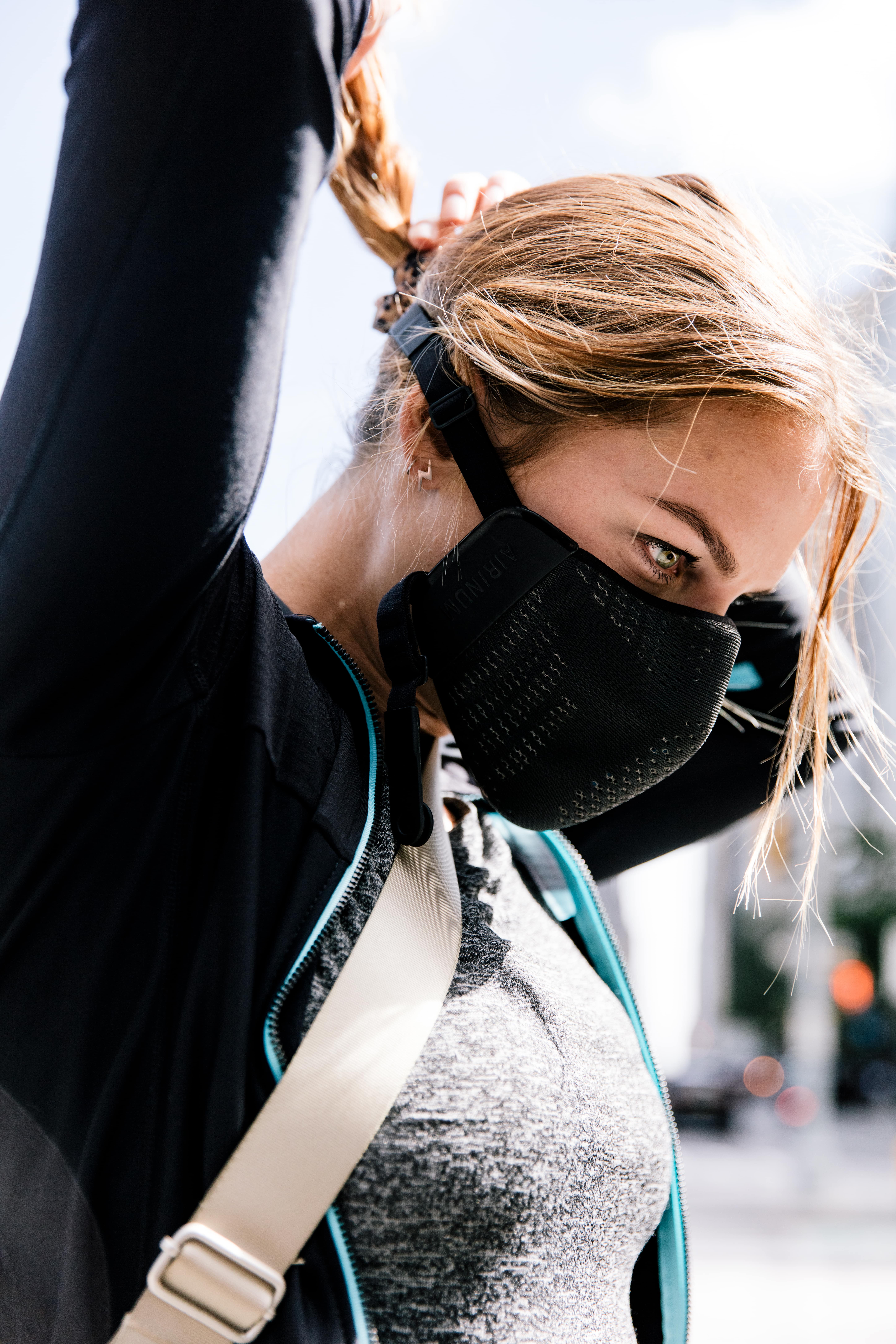 Storm Black Air Mask Active (KN95, reusable facemask) for wholesale on Faire4